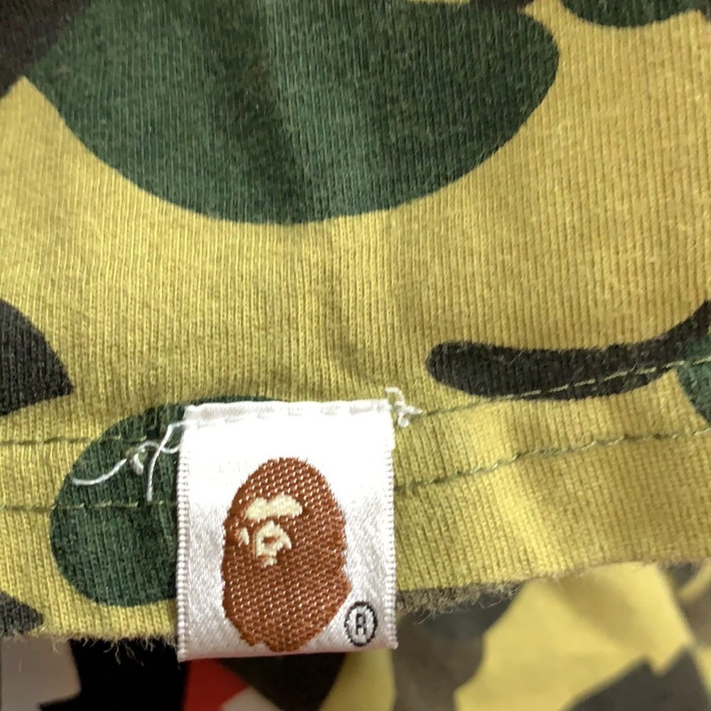 A Bathing Bape Women Split TShirt Camo/Black (M) - Picture 6 of 14
